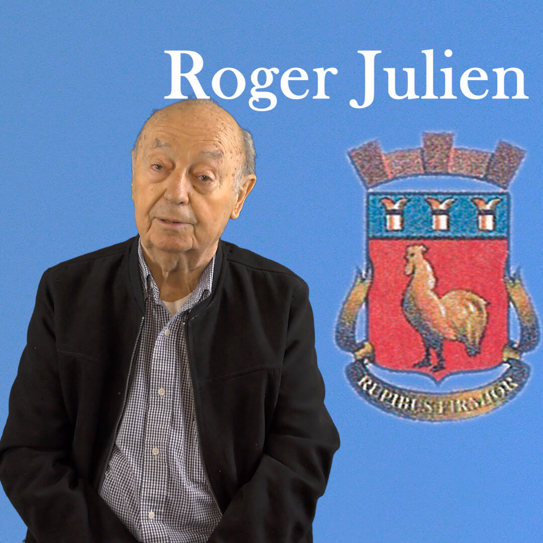 Roger Julien honorary mayor of Gallargues
